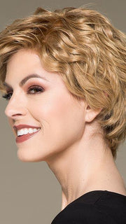 MONDO by ELLEN WILLE in CHAMPAGNE MIX | Light Beige Blonde, Medium Honey Blonde, and Platinum Blonde blend