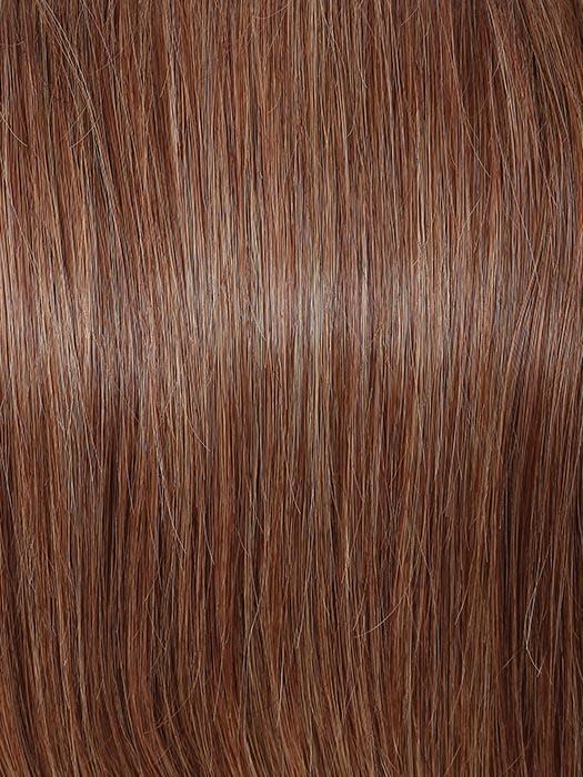 R3025S+ GLAZED CINNAMON | Medium Auburn with Ginger Blonde Highlights on Top