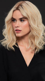 MARGOT by JON RENAU in FS24/102S12 LAGUNA BLONDE | Lt Gold Brown w/ Pale Natural Gold Blonde Blend, Shaded w/ Med Brown
