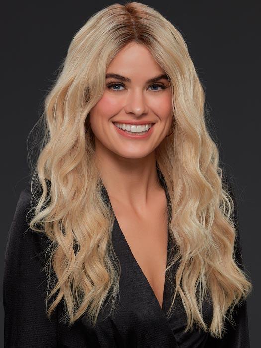 BLAKE by JON RENAU in FS24/102S12 LAGUNA BLONDE | Lt Gold Brown w/ Pale Natural Gold Blonde Blend, Shaded w/ Med Brown