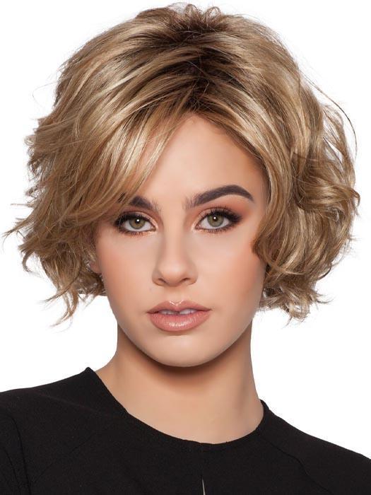 LIANA by WIG PRO in 12-R8 | Chestnut Brown with Light Golden Brown Rooted base