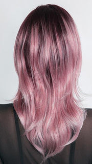 MELTED PLUM | Dark purple roots melt into lighter blended purple