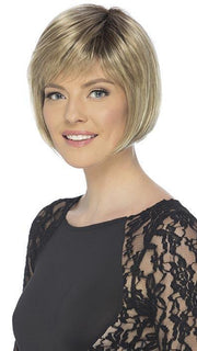 SANDRA by ESTETICA in RH1488RT8 | Dark Blonde w/Light Copper Blonde Highlights & Golden Brown Roots