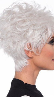 Texture rules the day with this modern play on the classic nape-hugging pixie