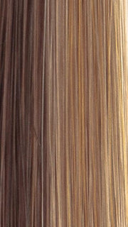 DARK-AMBER-HL | Medium Red Brown and Light Red Brown blend with Dark Brown roots and Champagne highlights