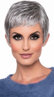FIONA by ENVY in MEDIUM GREY | Salt and Pepper Grey 50% Medium Brown 50% Grey