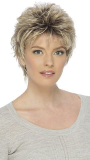 CHRISTA by ESTETICA in RH1488RT8 | Dark Blonde w/Light Copper Blonde Highlights & Golden Brown Roots