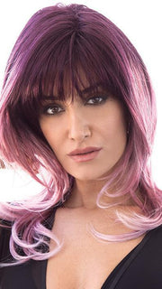 ELLIOT by NORIKO in MELTED PLUM | Dark purple roots melt into lighter blended purple