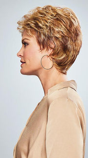 Sophisticated volume and layers softly frame the face