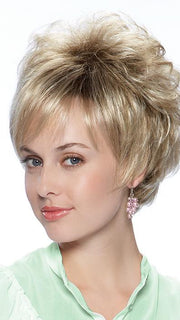 JANELLE by TressAllure in CHIFFON-CANDY | Beige Golden and Light Blonde with Dark roots