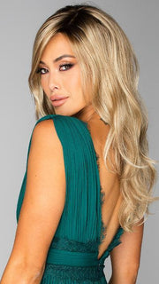 Miles of Style by Raquel Welch in SS14/88 SHADED GOLDEN WHEAT | Dark Blonde Evenly Blended with Pale Blonde Highlights and Dark Roots