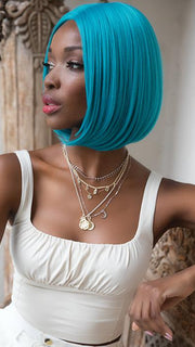 POSH by Rene of Paris in AQUA-PARADISE | Bright Aquamarine Blue