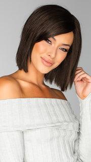 Ellis by Estetica in R4/6 | Dark Brown Blended With Chestnut Brown