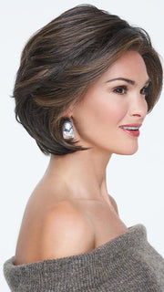 A stacked bob with multi-layering throughout