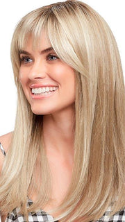 CAMILLA by JON RENAU in 22F16S8 VENICE BLONDE | Lt Ash Blonde & Lt Natural Blonde Blend, Shaded w/ Med Brown