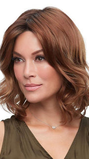 30A27S4 | Medium Natural Red and Medium Red-Gold Blonde Blend, Shaded with Dark Brown