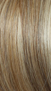 R1621S+ GLAZED SAND | Dark Natural Blonde with Cool Ash Blonde Highlights on Top