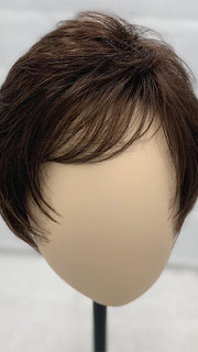 SIDE by ELLEN WILLE in DARK CHOCOLATE MIX | Dark Brown base with Light Reddish Brown highlights