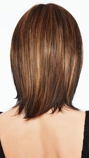 R829S GLAZED HAZELNUT | Medium Brown with Ginger highlighting on top