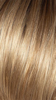 12-HS8 | Light Golden Brown blended with Medium Golden Blonde and Chestnut Brown Roots