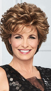 Soft, barrel waves throughout the top and sides combine with a sheer lace front