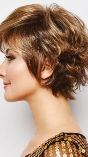 This basic cap wig is perfect for those looking for a shake-and-go hairstyle