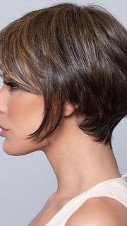 STACKED BOB by TressAllure in 829 | Medium Brown with Red highlights