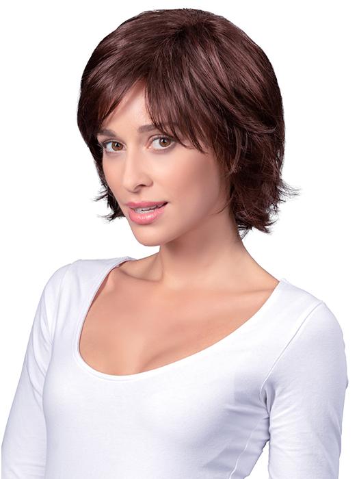 MID-LAYERED SHAG by TressAllure in 33 CHOCOLATE | Chocolate Brown
