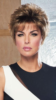 SPARKLE PETITE by Raquel Welch in SS9/24 ICED CAFÉ LATTE | Dark Brown shaded with Golden Brown