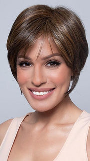 STACKED BOB by TressAllure in 829 | Medium Brown with Red highlights