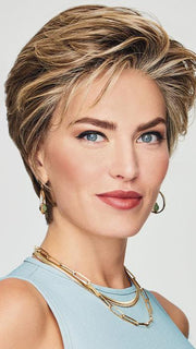 UP CLOSE & PERSONAL by Raquel Welch in RL10/22SS SHADED ICED CAPPUCCINO | Light Brown shaded with Medium Blonde