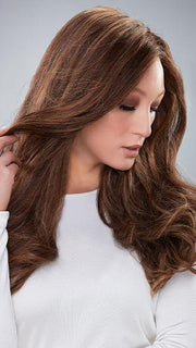 FS6/30/27 TOFFEE TRUFFLE | Brown, Medium Red-Gold, Medium Red-Gold Blonde Blend with Medium Gold Blonde Bold Highlights