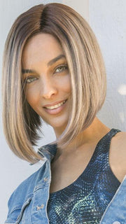 ORI by Amore in MILK-TEA-LR | Creamy Beige with Longer Dark Roots