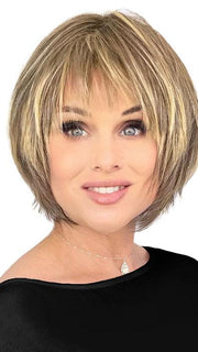 FLIRTY FRINGE BOB by Hairdo in SS14/88 ROOTED GOLDEN WHEAT | Medium Blonde streaked with pale Gold highlights and dark roots