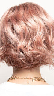 WATERMELON-R | Rich Pastel Pink Base with Subtle Soft Reddish Tone and Soft Dark Brown Roots