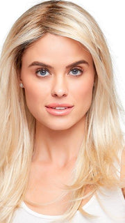 ALESSANDRA by JON RENAU in FS24/102S12 LAGUNA BLONDE | Lt Gold Brown w/ Pale Natural Gold Blonde Blend, Shaded w/ Med Brown