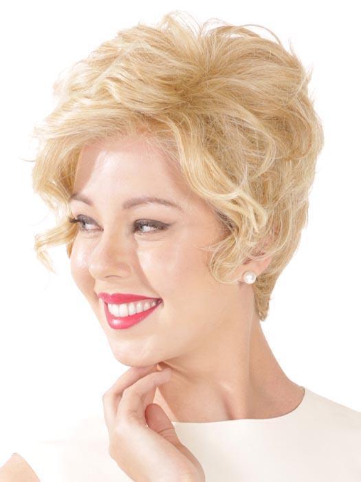 Kahlua Wig by Belletress is a whirl of soft and seductive curls tapered into a natural neckline