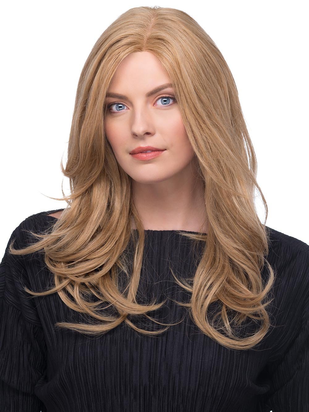 The Eva Remi Human Hair Wig by Estetica features a beautiful lace front, monofilament top and machine made back