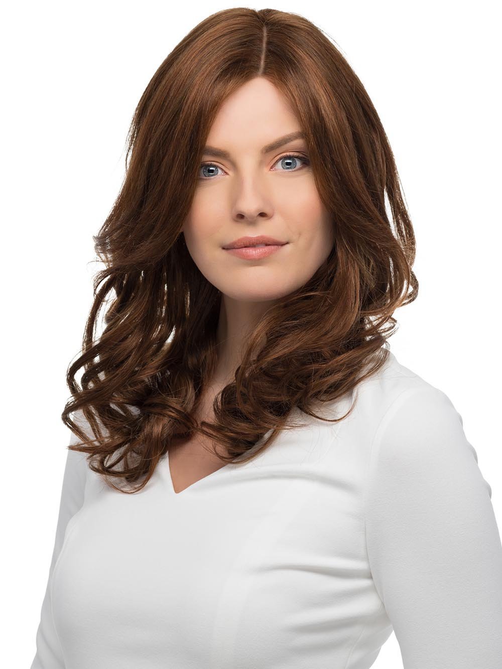LILIANA by ESTETICA in R6/30H | CHESTNUT BROWN with Medium Auburn Highlights