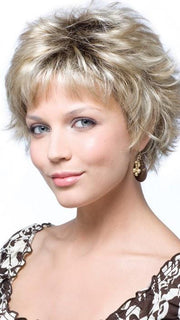 CREAMY TOFFEE R | Rooted Dark with Light Platinum Blonde and Light Honey Blonde evenly blended