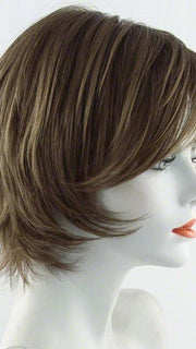 RAISIN GLAZE H | Rooted Dark Brown with Light Brown Base and Medium Blonde Highlights