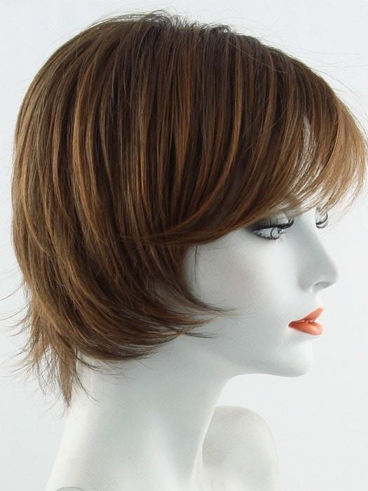 TERRACOTTA H | Rooted Dark Brown with Gold Brown Base and Bright Auburn Highlights