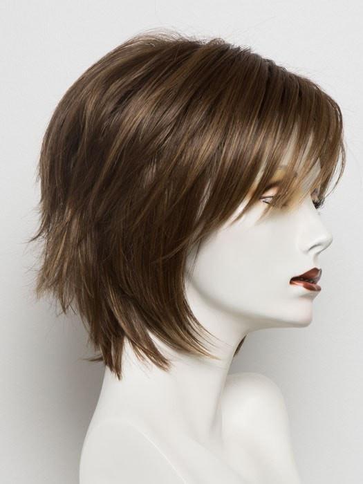 RAISIN GLAZE H | Rooted Dark Brown with Light Brown Base and Medium Blonde Highlights