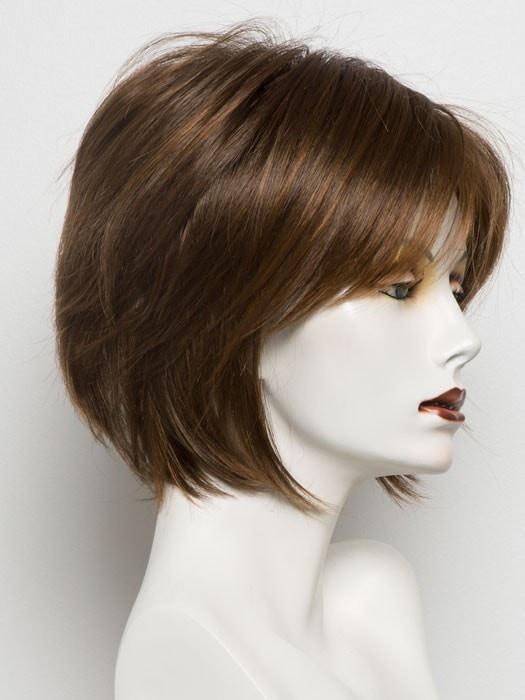 TERRACOTTA H | Rooted Dark Brown with Gold Brown Base and Bright Auburn Highlights