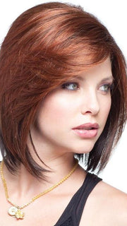 MAY by Noriko in CAYENNE SPICE | Copper Red and Brown Evenly Blended Base with Dark Brown Highlights