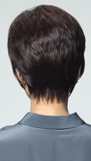 Edgy Tapered Style with Dramatic Asymmetry | Color Cappucino