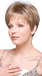 SAMY by Rene of Paris in MOCHACCINO | Light Brown Base and Strawberry Blonde Highlights
