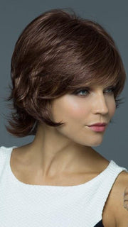 Style the hair soft or tousled | Color: Auburn Sugar