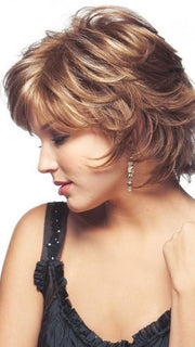 Trim the bang and fringe to fit your face shape | Color: Maple Sugar