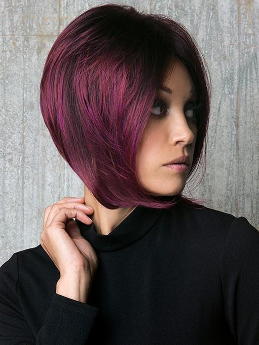 Change up your look with this fun high fashion color! | Color: Plumberry Jam LR Deep Burgundy/Violet base that melts into an iridescent Violet Red Ombre.